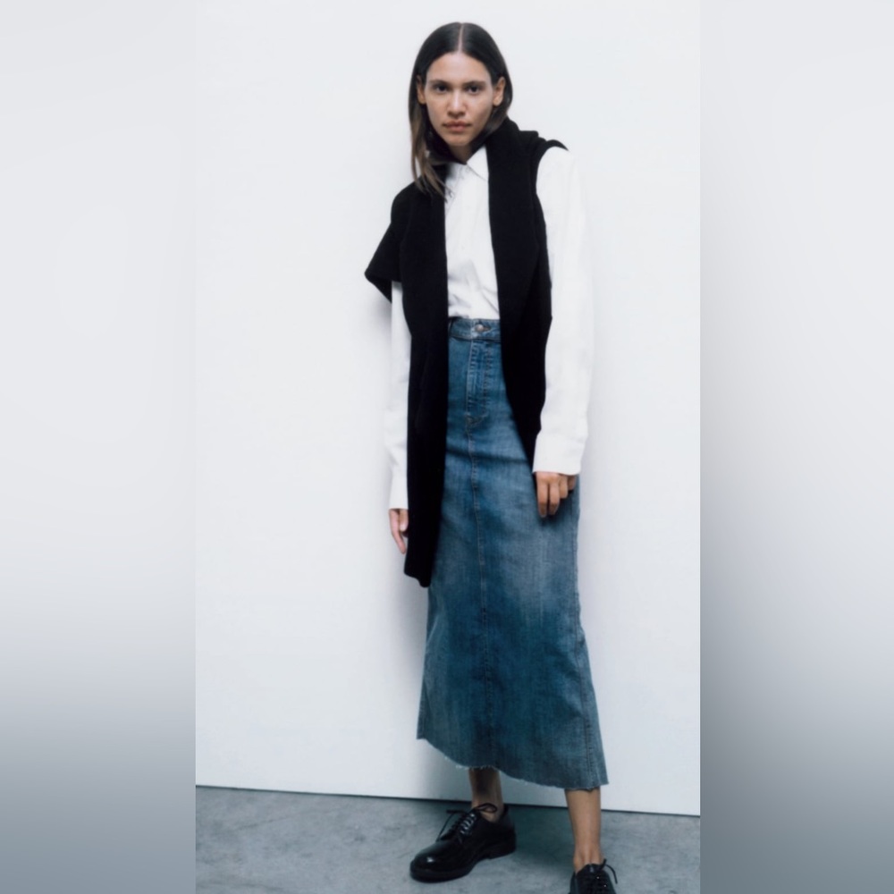 Denim skirt